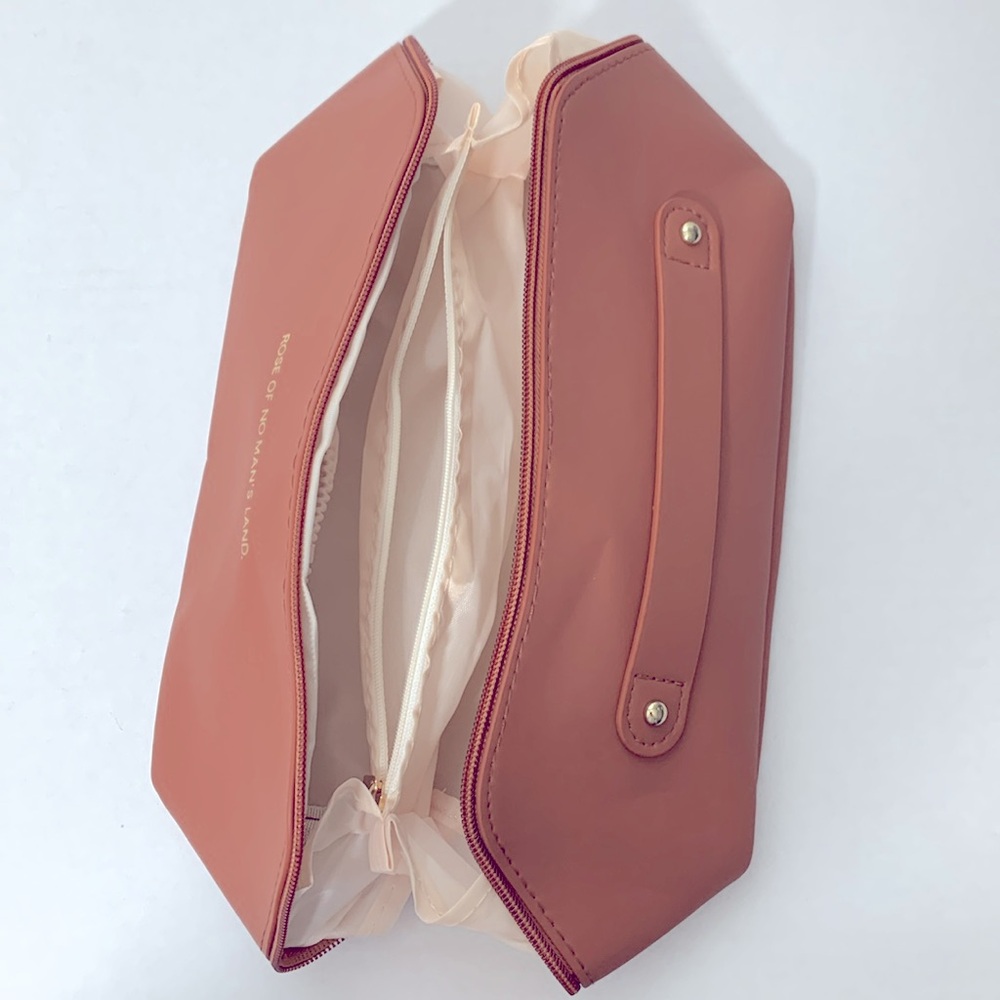 Brown Leather Cosmetic Bag
